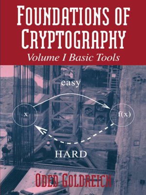 cover image of Foundations of Cryptography